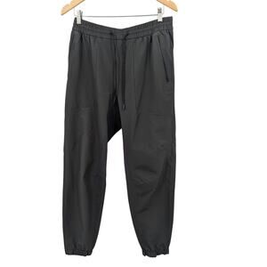 Lululemon Surge Jogger Pants Black Size L Recycled Stretch Athletic Tapered Fit